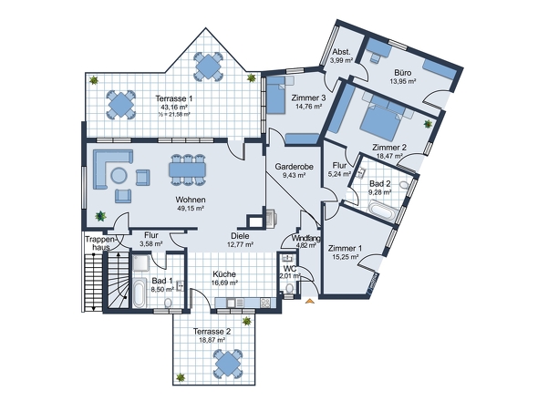 Grundriss Erdgeschoss