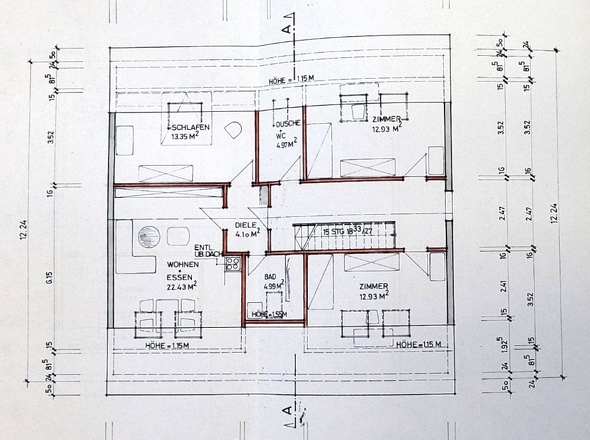 Grundriss DG Hüsingerstr. 26a Brombach