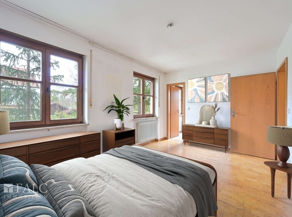 Einrichtungsbeispiel OG Schlafzimmer 