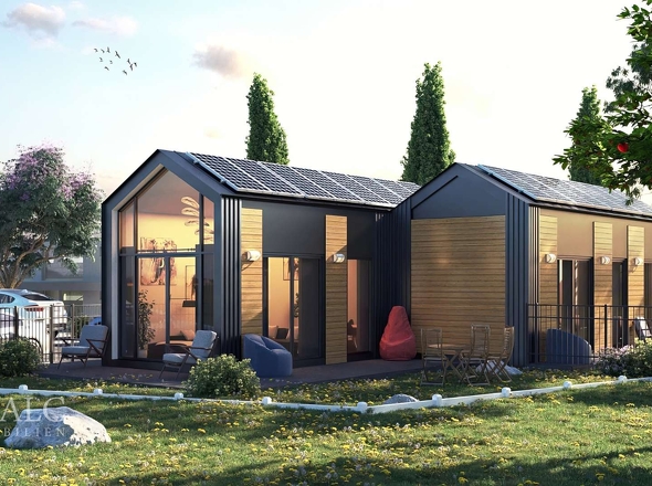 Beispiel Tiny House Bebauung