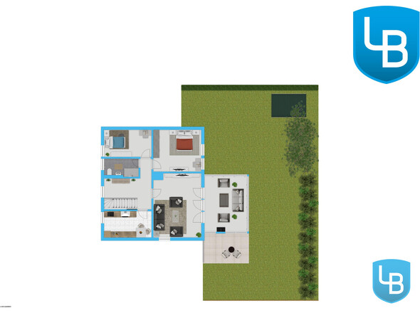 Außenbereich hinten