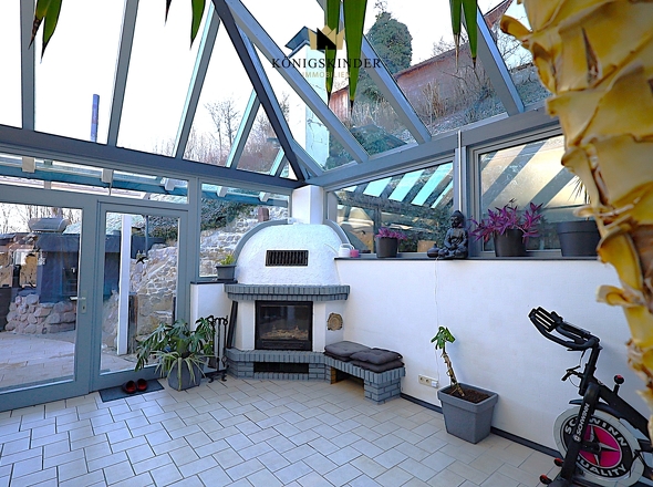 ...und gleich mal raus in den Wintergarten...