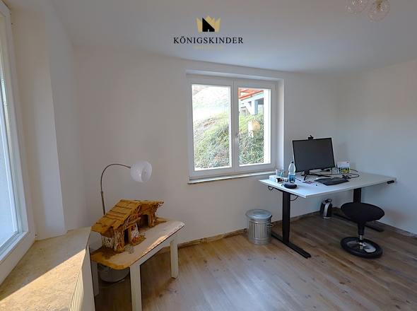 Im Gartengeschoss: Wohnen oder arbeiten...