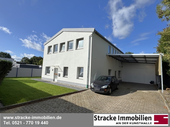 Außenansicht - überdachte Anlieferung