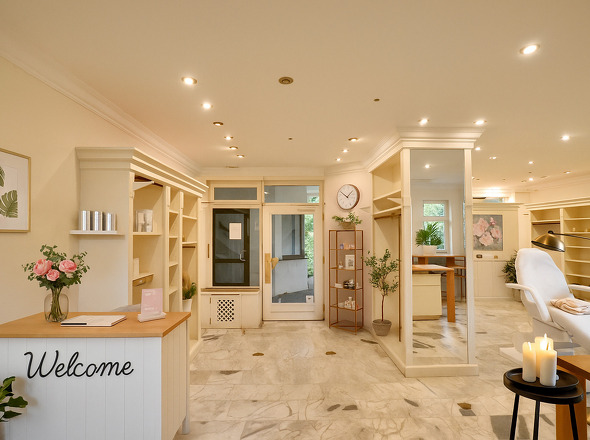 Einrichtungsbeispiel Kosmetikstuio