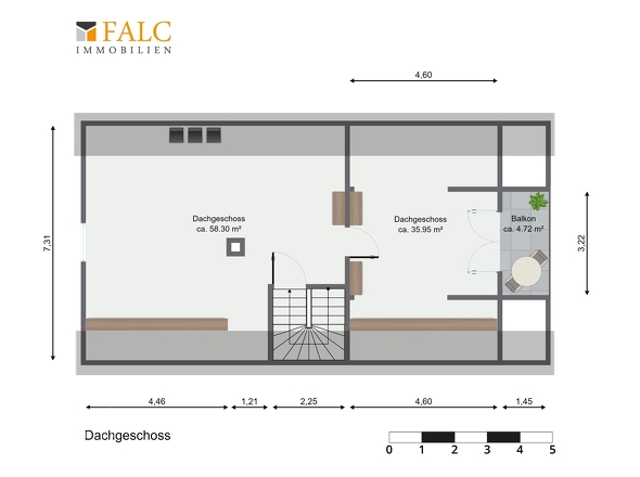 Grundriss Dachgeschoss