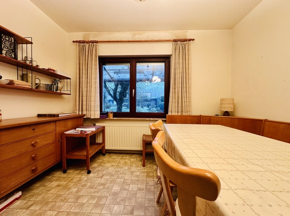 Erdgeschoss Küchenbereich mit Sitzecke