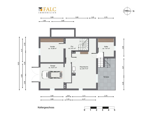Grundriss Kellergschoss