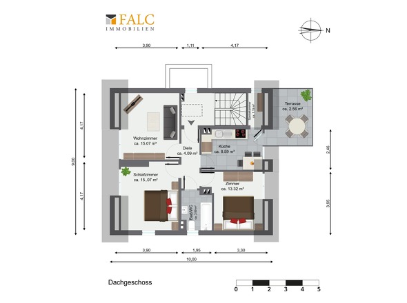 Grundriss Obergeschoss