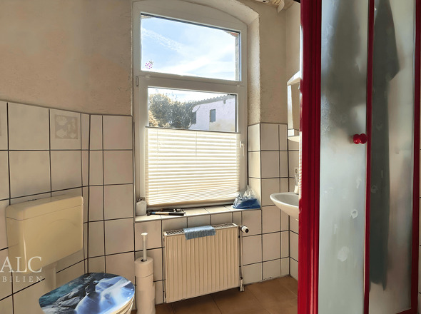 Gäste-WC mit Dusche 