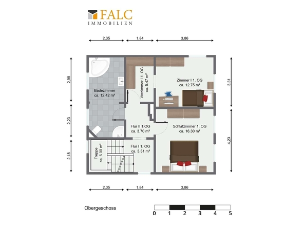 Grundriss Obergeschoss