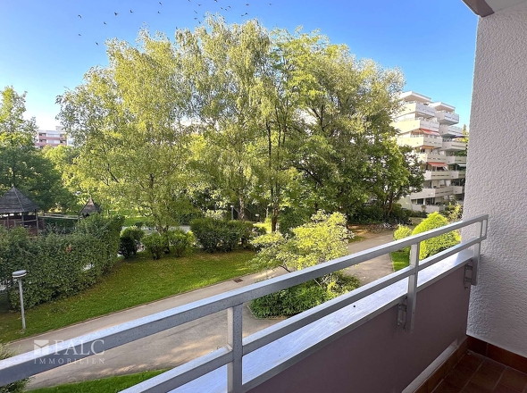 Balkon Aussicht Innenhof