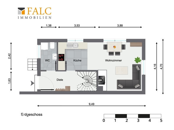 Grundsriss Erdgeschoss