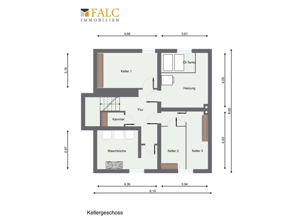 Grundriss Keller