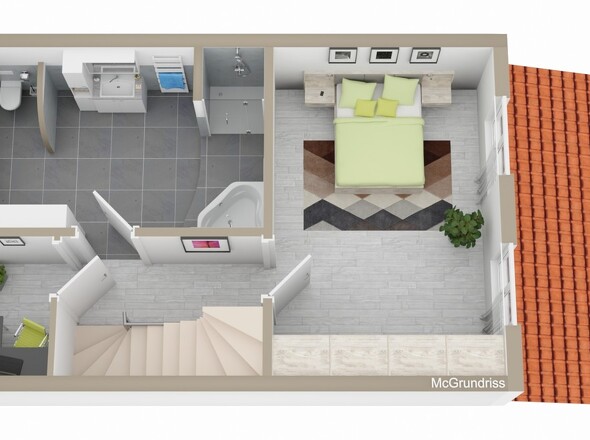 Raumaufteilung Obergeschoss