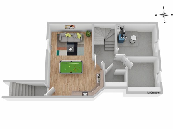 Raumaufteilung Keller