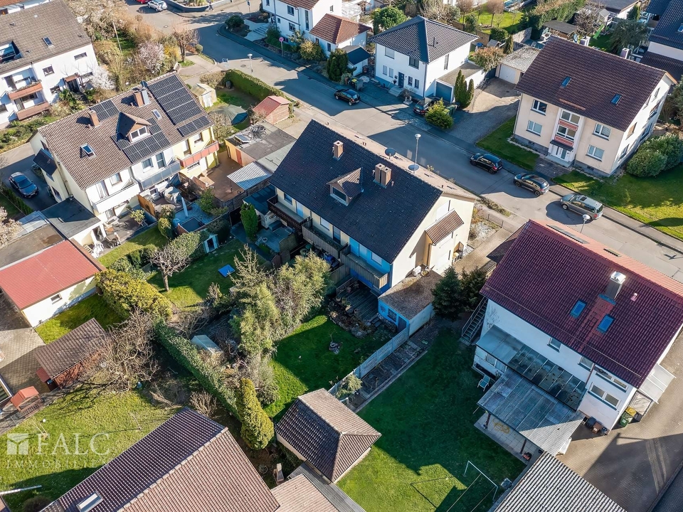 Luftbild Gartenseite