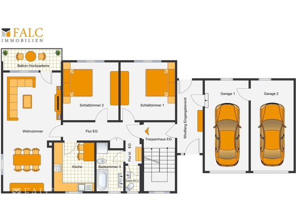 EG mit Garage