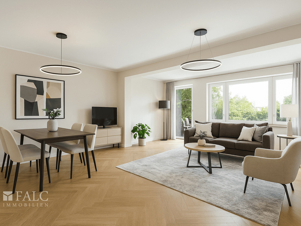 Einrichtungsbeispiel EG Wohnen