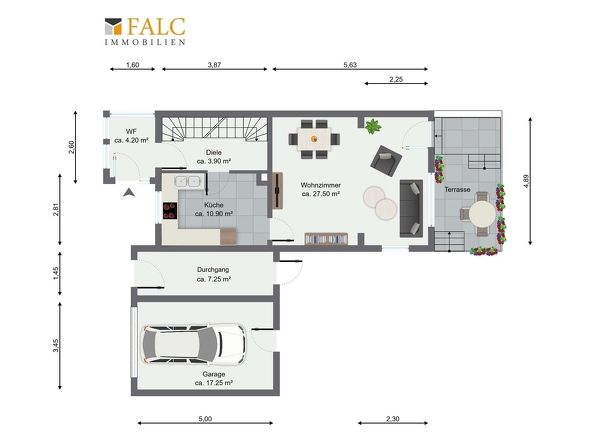 Grundriss Erdgeschoß