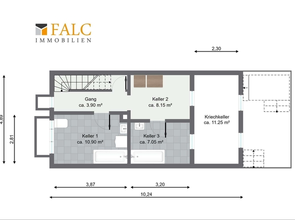 Grundriss Kellergeschoß