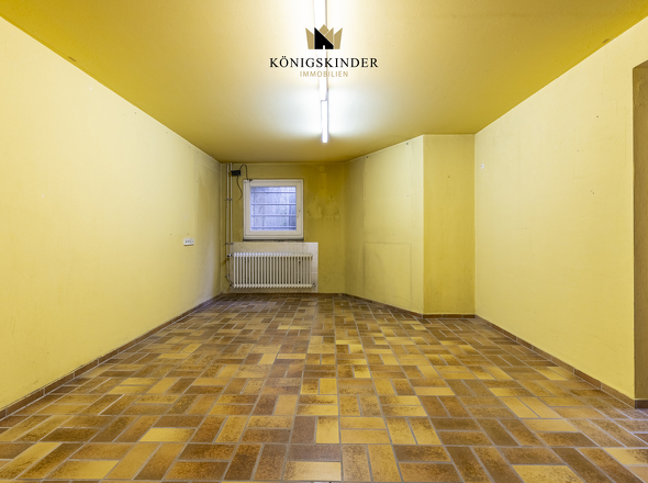 Praktischer Stauraum im Keller