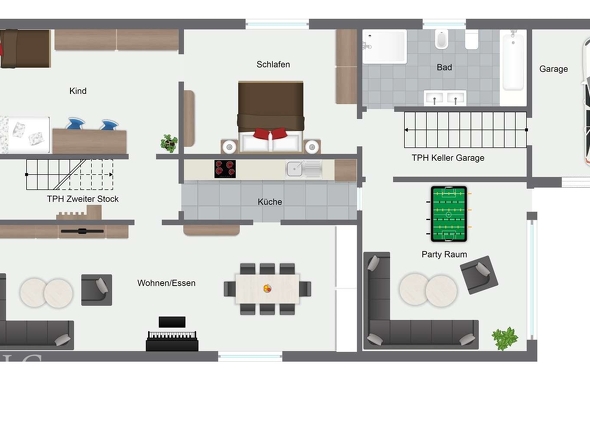Beispiel Grundriss Erdgeschoss