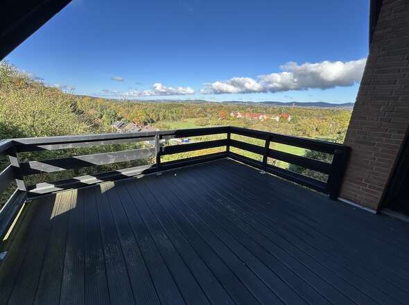 Balkon mit herrlicher Aussicht