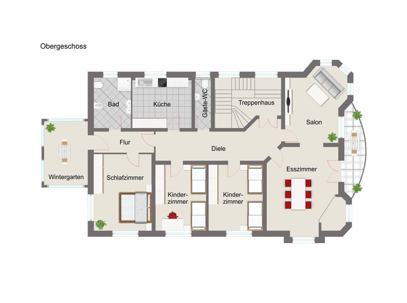 Grundriss Obergeschoss