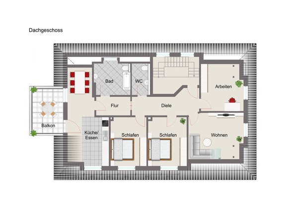 Grundriss Dachgeschoss