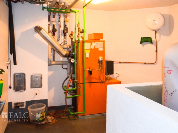 Heizungsanlage im Technikraum