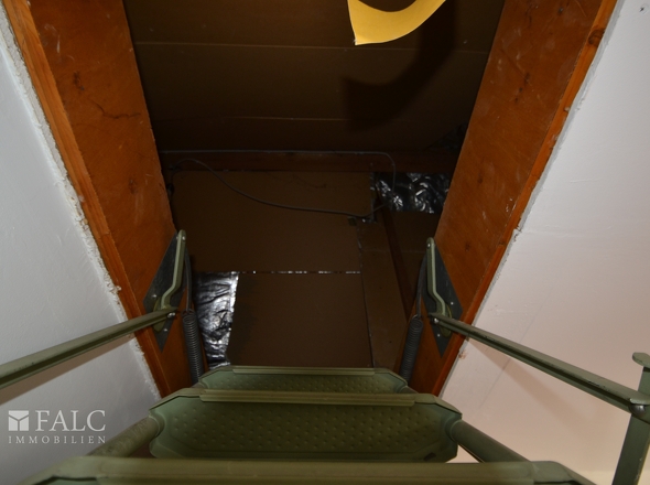 gedämmter Dachboden