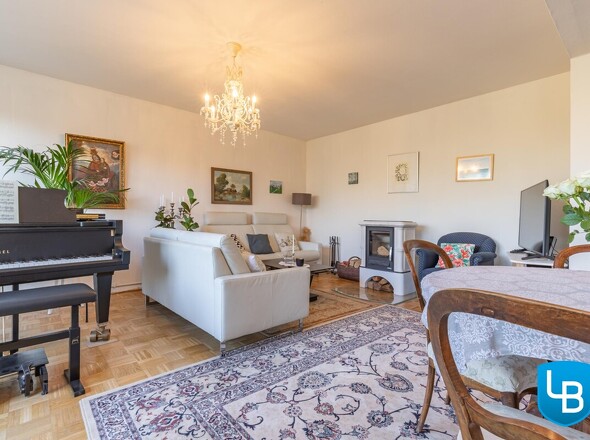 EG II: Wohnbereich mit Kamin