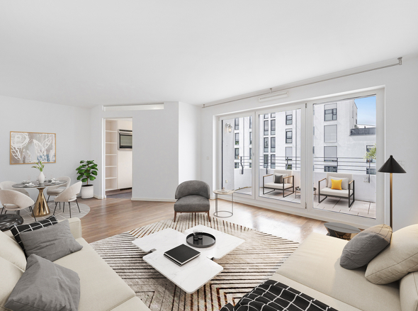 Wohnzimmer - virtuelles Wohnbeispiel