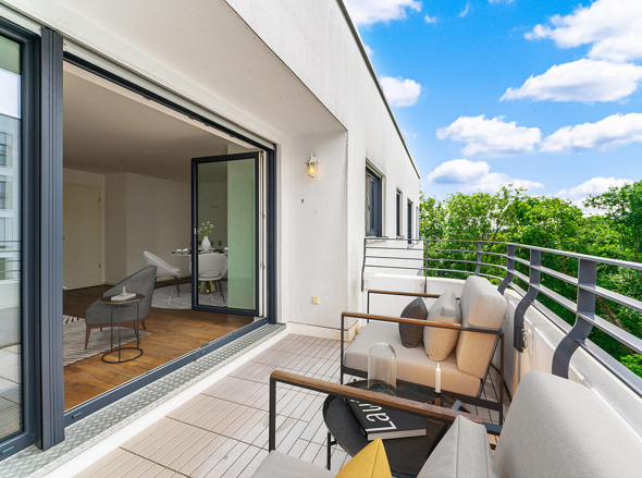 Balkon - virtuelles Wohnbeispiel