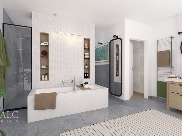 Einrichtungsbeispiel Badezimmer