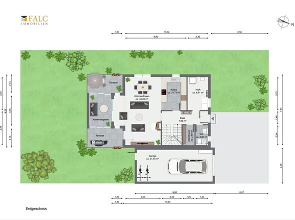 Grundriss Erdgeschoss