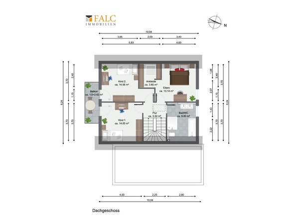 Grundriss Dachgeschoss