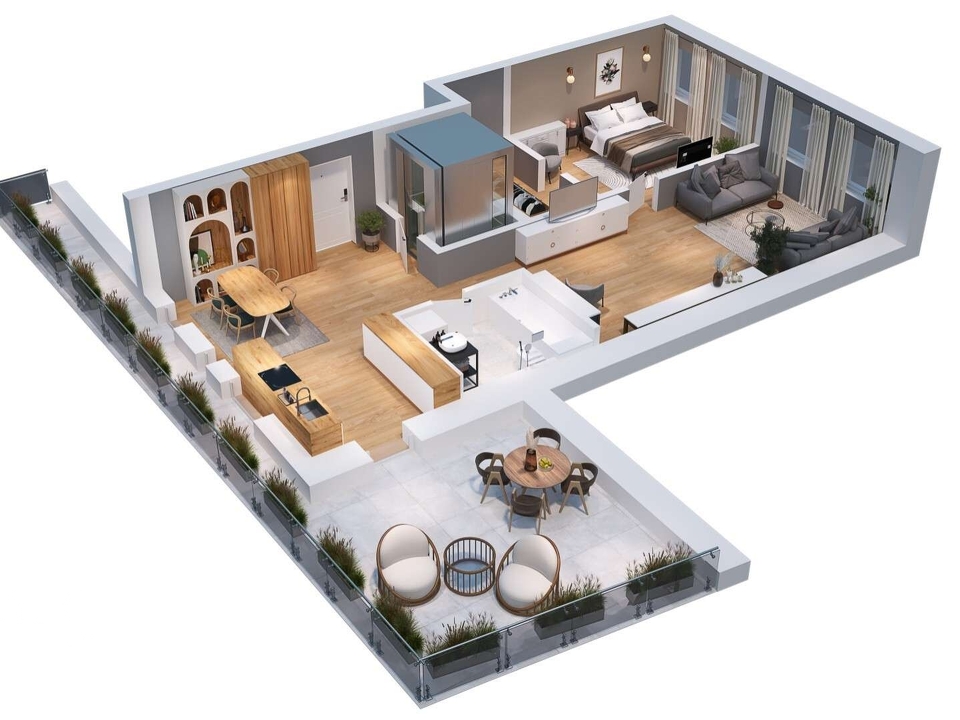 Visualisierung Wohnung