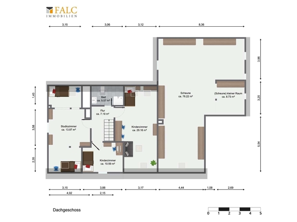 Grundriss Dachgeschoss