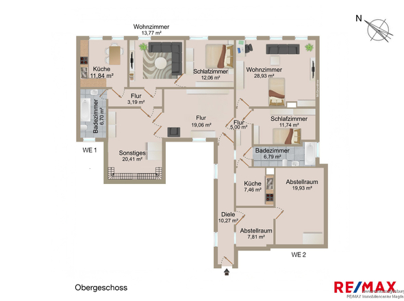 Grundriss Obergeschoss