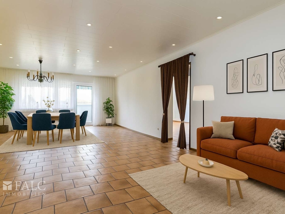 Wohn-/Esszimmer Möblierungsvorschlag (KI)