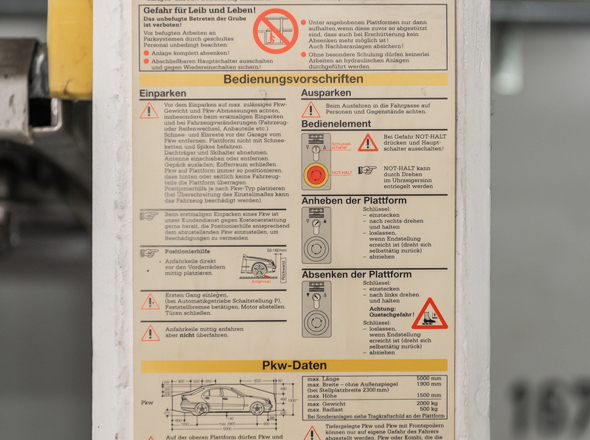 Sicherheitsvorschriften