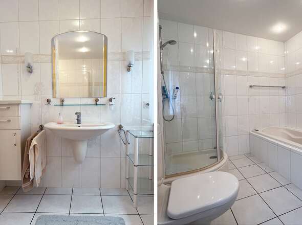 Dusch- und Wannenbad im EG