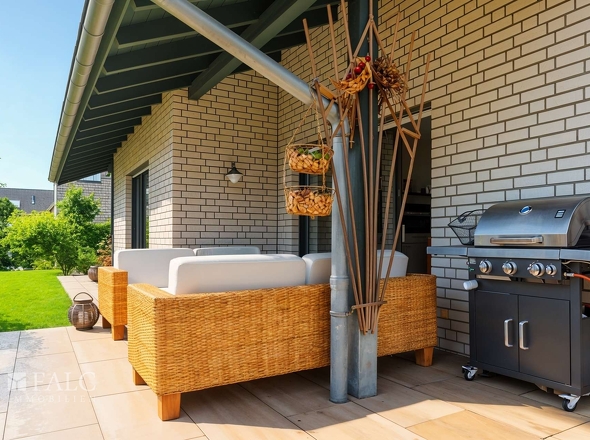 Terrasse an der Küche