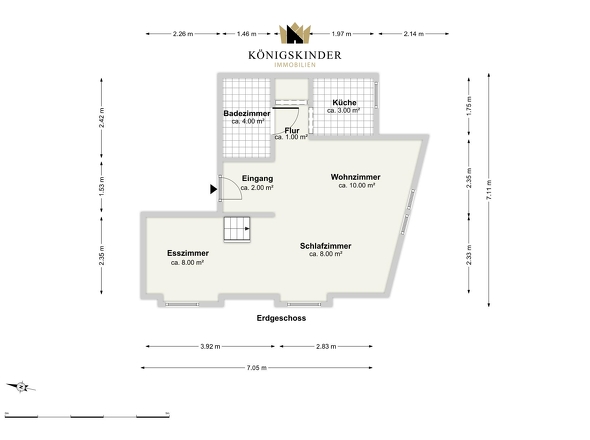 Grundriss Wohnfläche