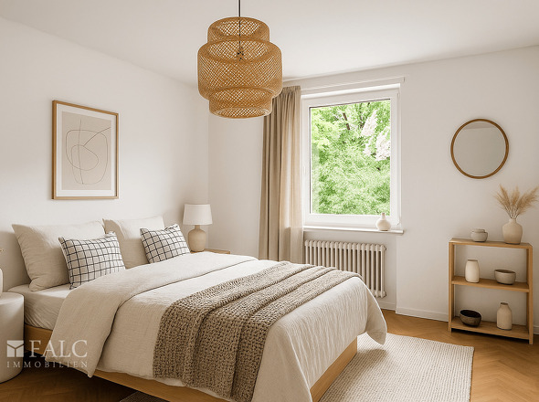 Einrichtungsbeispiel OG Schlafzimmer