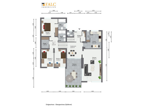 Erdgeschoss/Obergeschoss