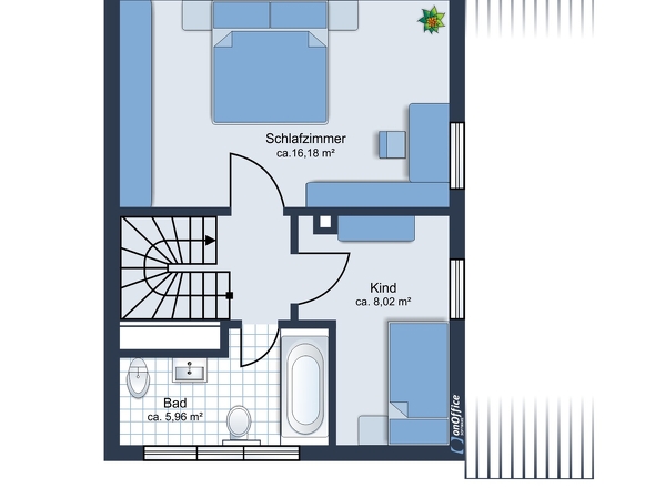 Grundriss Dachgeschoss