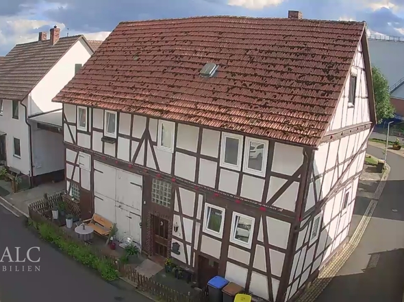 Hausansicht von oben